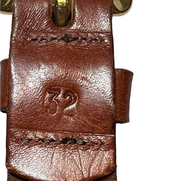 Leather Man Ltd Lighthouses Nautical Belt Leather and Fabric Size 32 - Picture 10 of 10